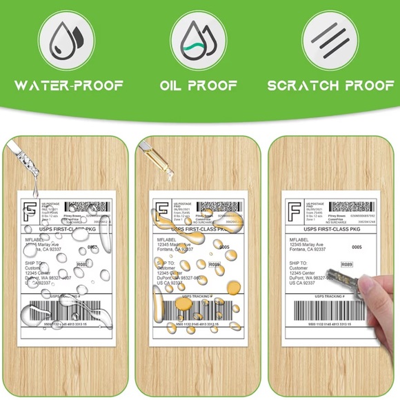 450 4x6 Thermal Printer Shipping Printer Labels Universal Sticky Shipping Label - Picture 3 of 4